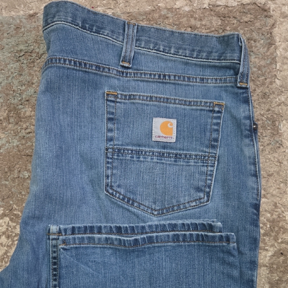 Carhartt Blue Relaxed Jeans Durable Casual Wear
